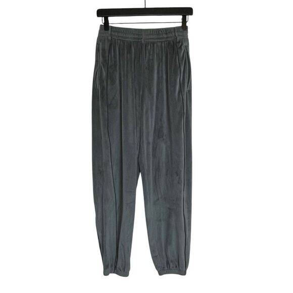 Skims Velour Joggers Gunmetal Gray Size Small - Picture 1 of 12